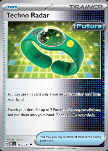 Techno Radar (Poke Ball Pattern) - Prismatic Evolutions - Pokemon Card  Prices & Trends