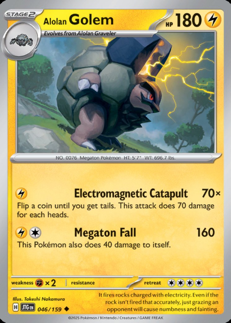 alolan golem gx pokemon card NM Alolan Golem-GX 113