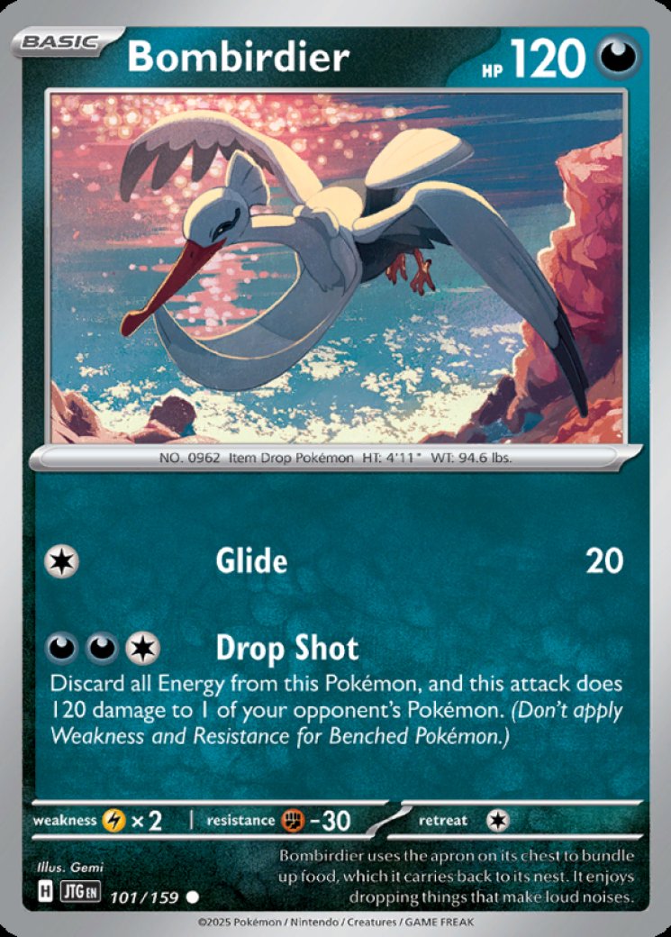 Bombirdier ex - 234/182 - Paradox Rift - Pokemon Card Prices & Trends