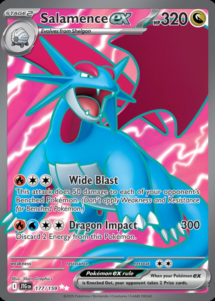Salamence ex - 177/159 Price 2026 | Journey Together