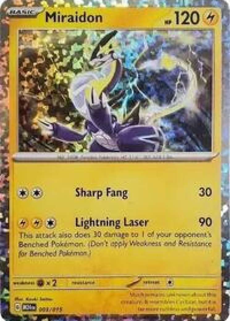 miraidon basic pokemon card Pokemon SV: Paldean Fates Miraidon ex