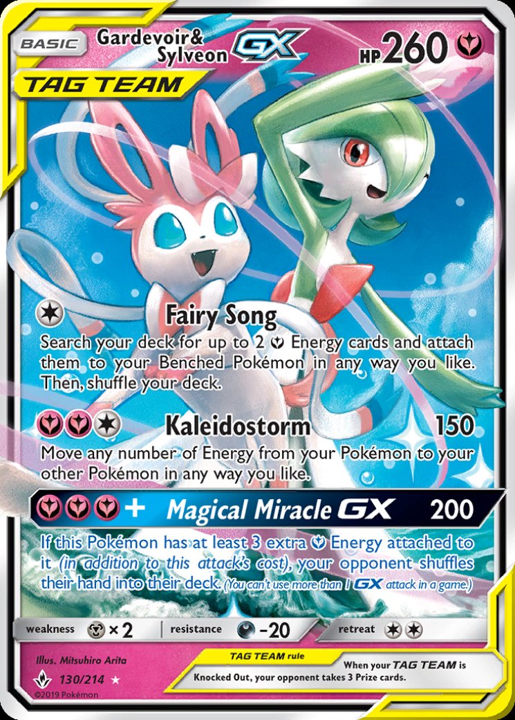 Gardevoir & Sylveon GX 130/214 Price 2026 | Unbroken Bonds