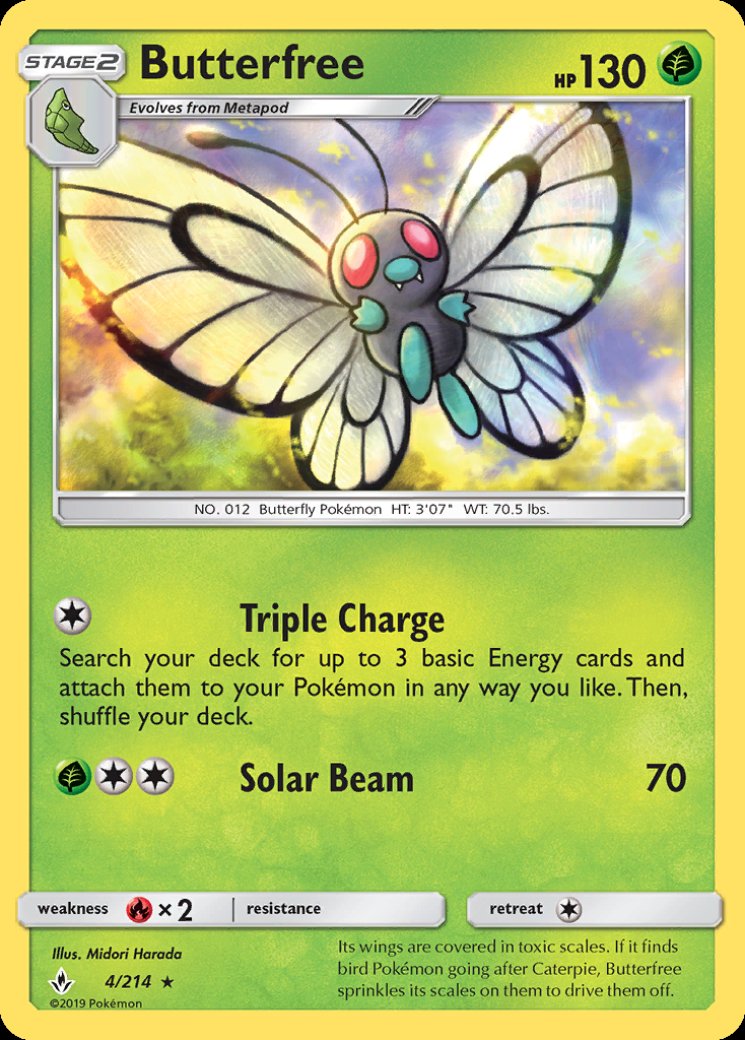 butterfree pokemon card price Butterfree V Full Art - 177/189 - Darkness Ablaze