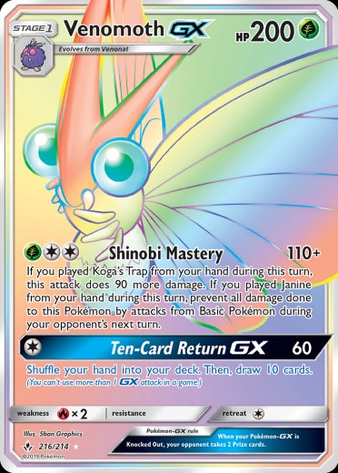 Venomoth GX (Secret)