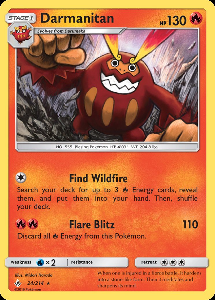 darmanitan pokemon card value Galarian V - 169/185 Fire Flamebody Cannon (90) Discard all Energy from this Pokémon Pokemon Card Game/[S4] Amazing Volt
