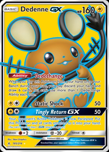 Dedenne GX (Full Art)