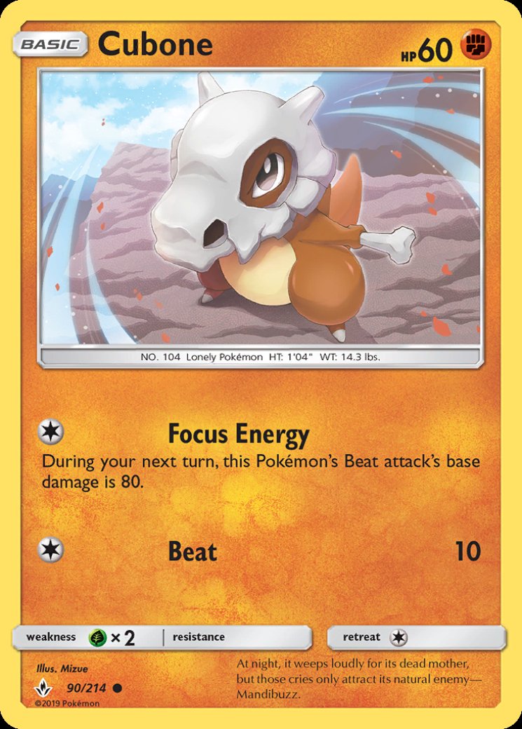 Cubone - Pokemon Card Prices & Trends