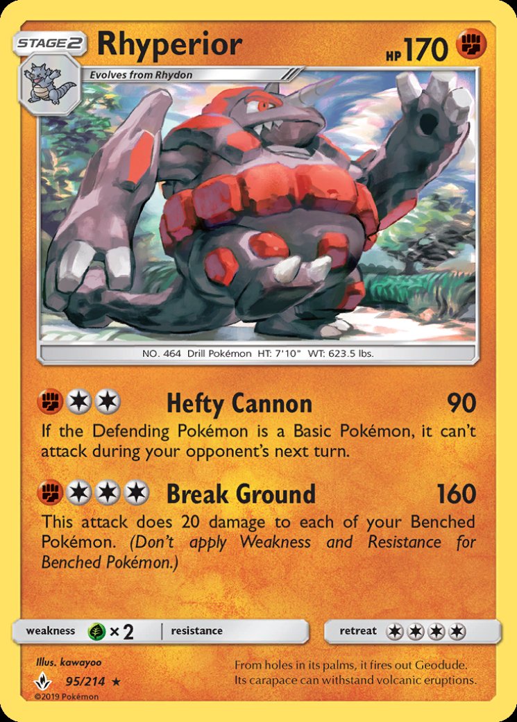 rhyperior stage 2 pokemon card value Rhyperior V 181/189  Darkness Ablaze  Full Art  Holo Placeholder Image Provided Rhyperior Card Prices & Value