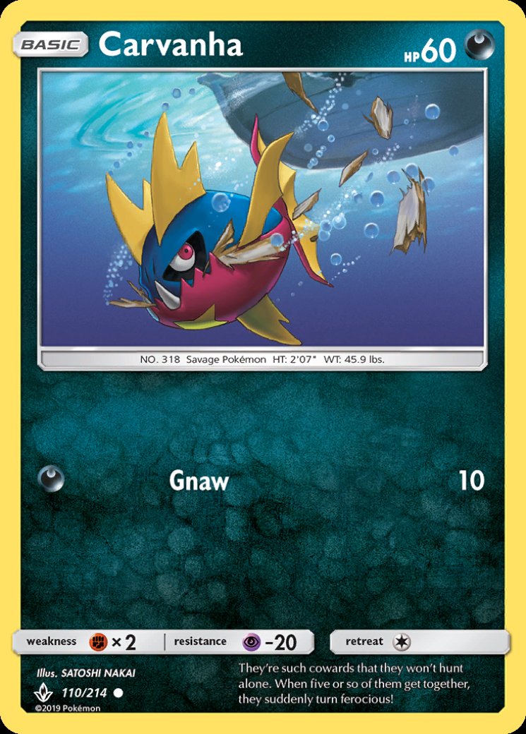 Carvanha - Pokemon Card Prices & Trends Carvanha - Pokemon Card Prices & Trends