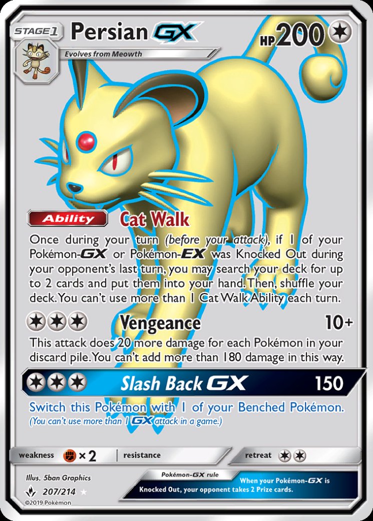 persian full art pokemon card Night Wanderer Rare Japanese #075 PSA 7 Colorless Rule Persian 053/165 & Meowth -