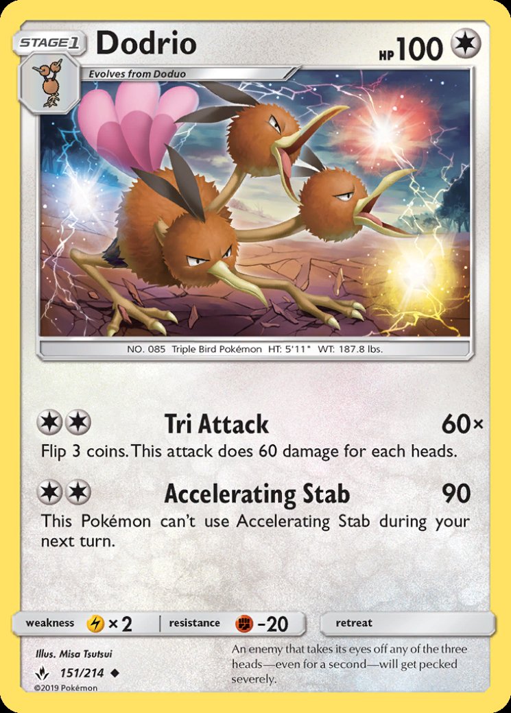 Dodrio 151/214 Price 2026 | Unbroken Bonds