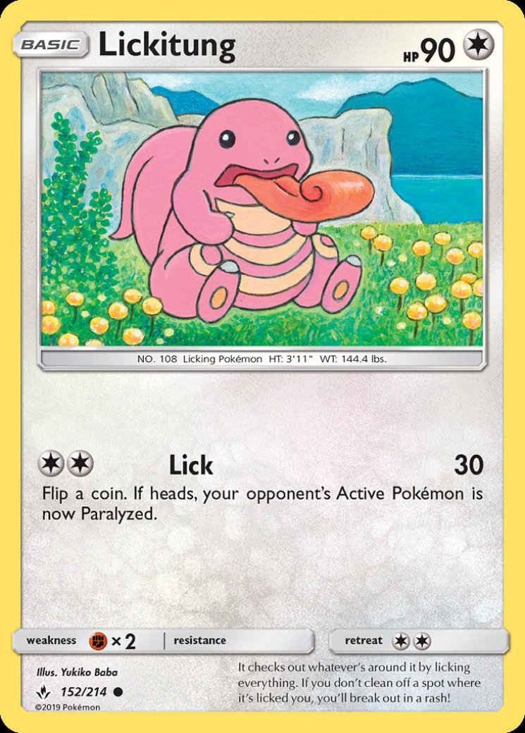1995 lickitung pokemon card value 151 PokeArtica AI Artwork Custom [3] Tongue Slap (50) Attack 2 Daughter shares her Pokemon card