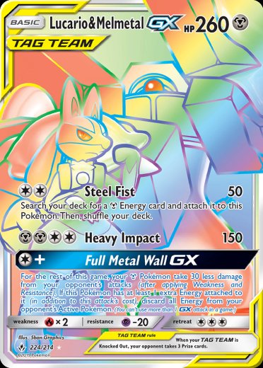 Lucario & Melmetal GX (Secret)