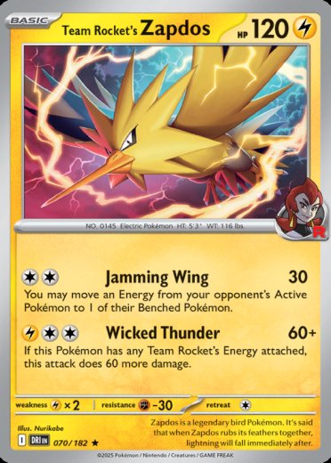 Team Rocket's Zapdos