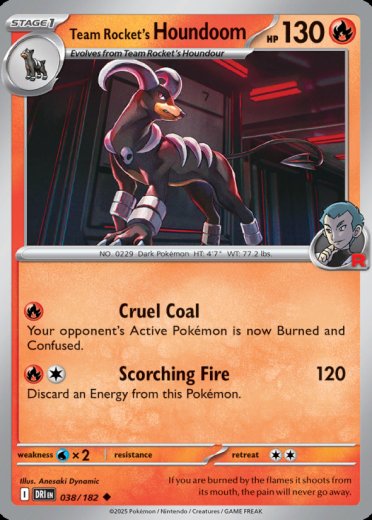 Team Rocket's Houndoom - 038/182