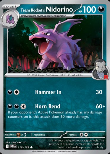 Team Rocket's Nidorino
