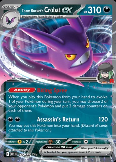 Team Rocket's Crobat ex - 122/182