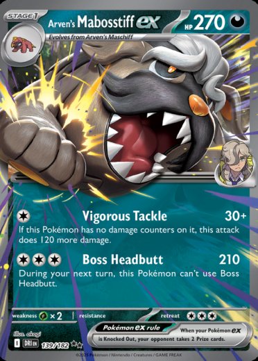 Arven's Mabosstiff ex - 139/182
