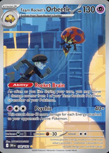 Team Rocket's Orbeetle - 198/182