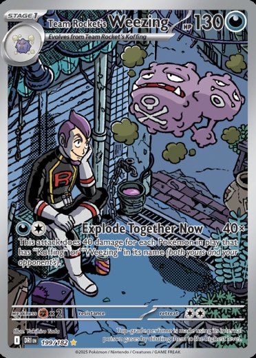 Team Rocket's Weezing - 199/182