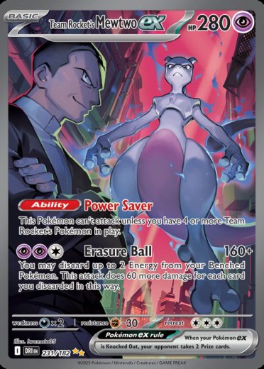 Team Rocket's Mewtwo ex - 231/182