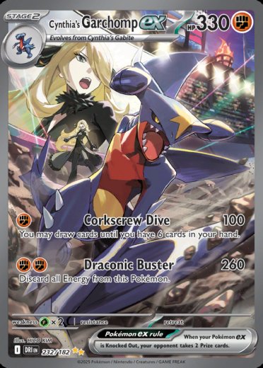 Cynthia's Garchomp ex - 232/182
