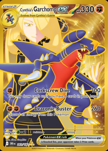 Cynthia's Garchomp ex - 241/182