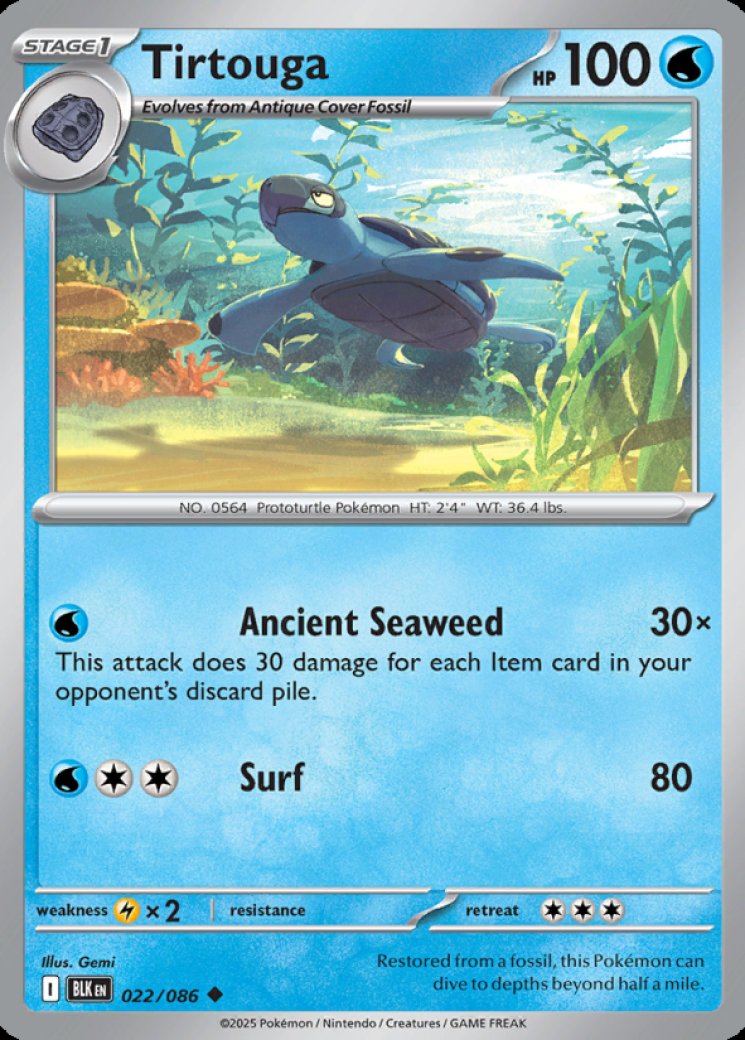Tirtouga - Pokemon Card Prices & Trends