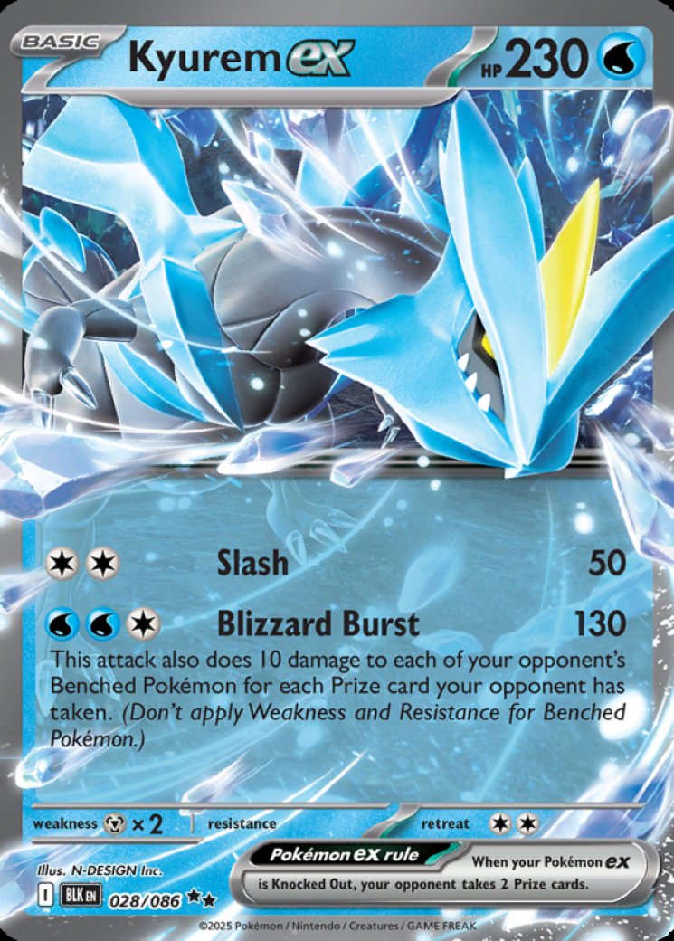 kyurem ex pokemon card value Kyurem EX - 30/101 Ultra Rare main image 1