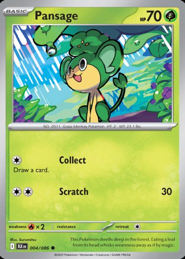 Pansage (Master Ball Pattern)