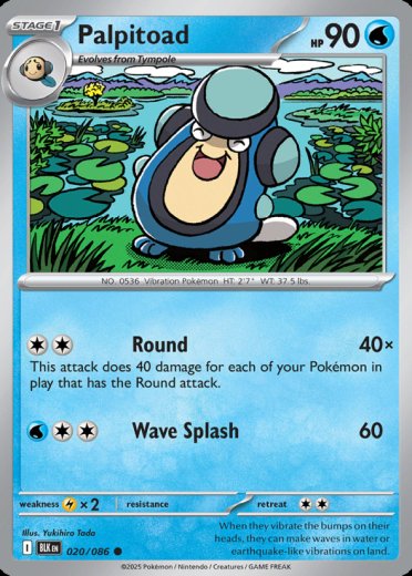 Palpitoad (Master Ball Pattern)