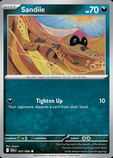 Sandile (Poke Ball Pattern)