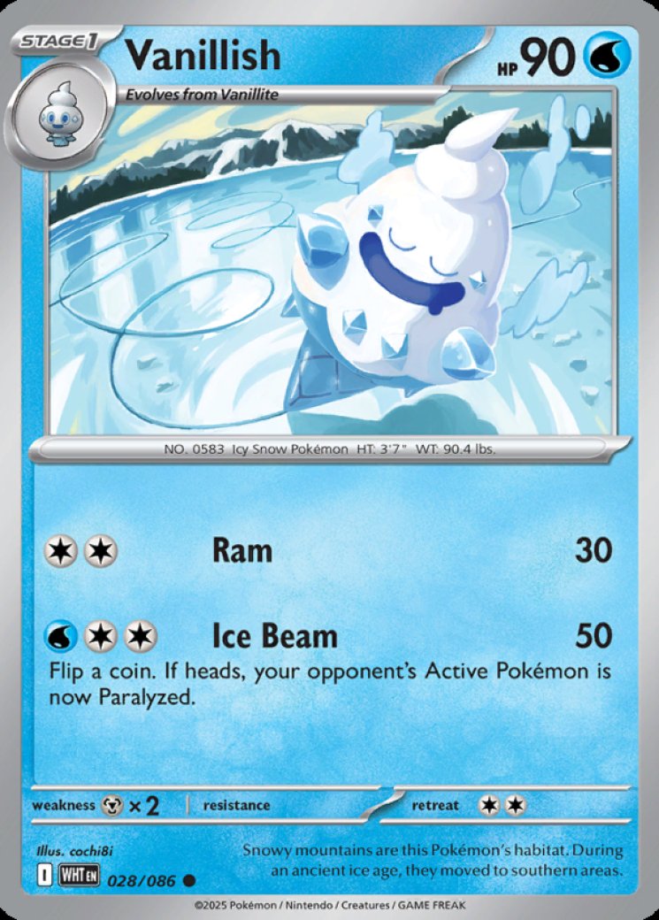 vanillish pokemon card value Amazon.com: Pokemon - Vanillish 190/182 - Paradox Rift - Illustration Rare