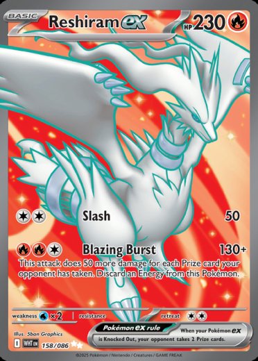 Reshiram ex - 158/086
