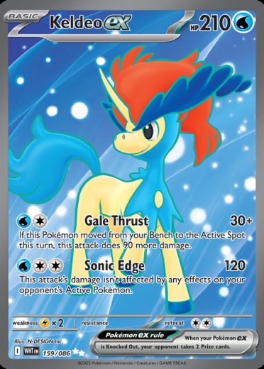 Keldeo ex - 159/086