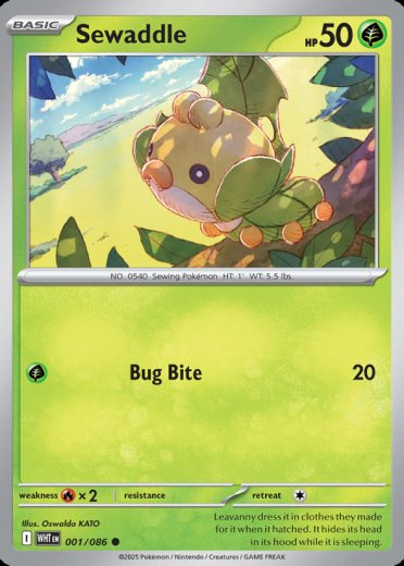 Sewaddle (Poke Ball Pattern)