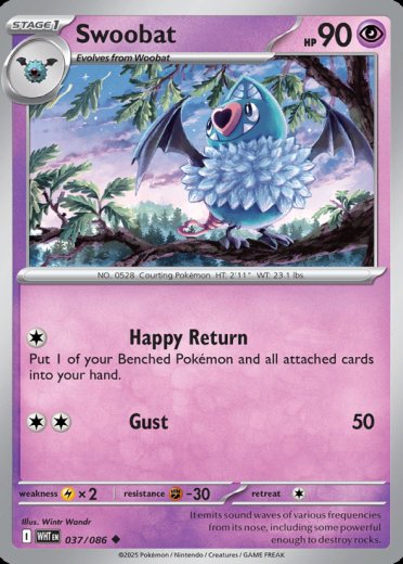 Swoobat (Poke Ball Pattern)