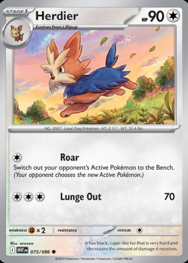 Herdier (Poke Ball Pattern)