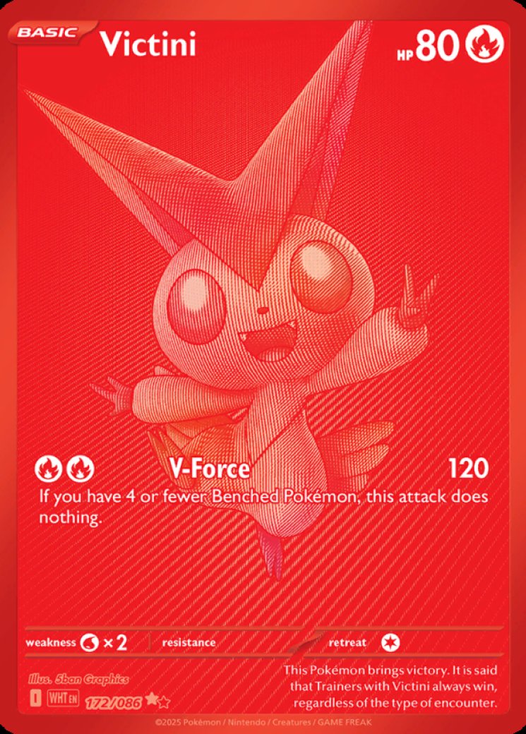 Victini - 172/086 172/86 Price 2026 | White Flare