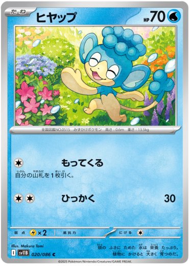 Panpour - 020/086 (Poke Ball Pattern)