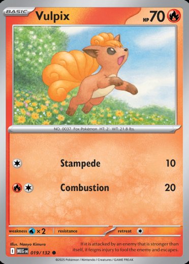 Vulpix - 019/132