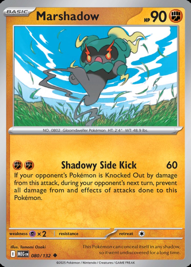 Marshadow - 080/132 - Mega Evolution - Pokemon Card Prices & Trends
