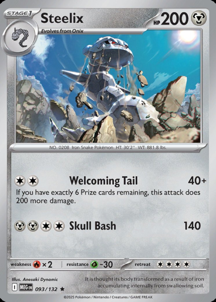 Steelix - 093/132 Price 2026 | Mega Evolution