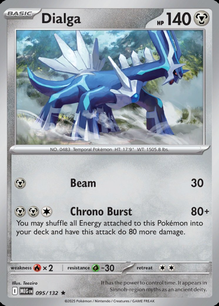 Dialga 95/132 Price 2026 | Mega Evolution
