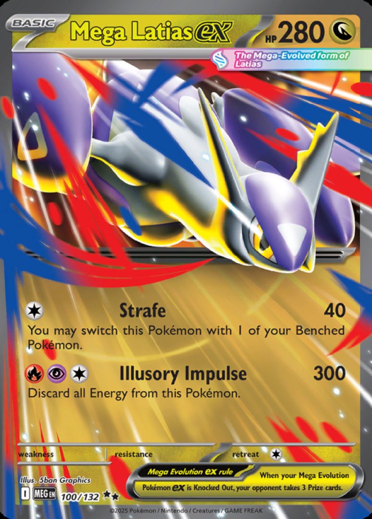 Mega Latias ex - 100/132 Price 2026 | Mega Evolution