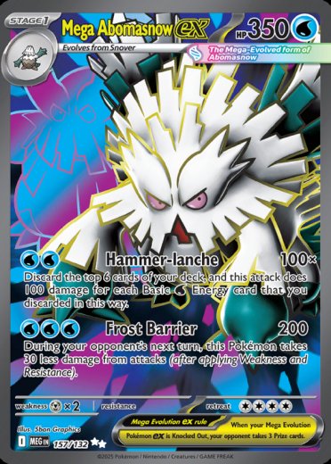 Mega Abomasnow ex - 157/132