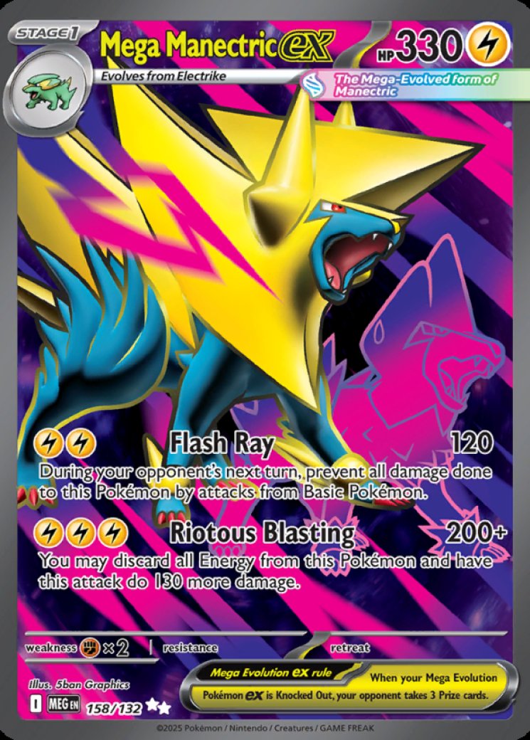 Mega Manectric ex - 158/132 Price 2026 | Mega Evolution