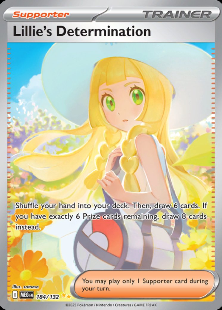 Lillie's Determination - 184/132 Price 2026 | Mega Evolution