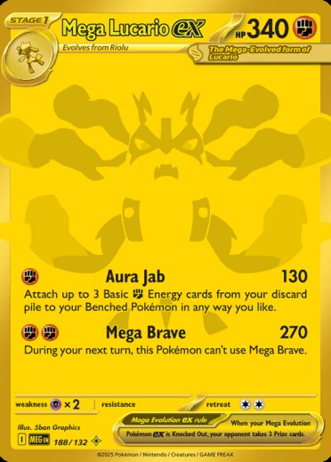 Mega Lucario ex - 188/132