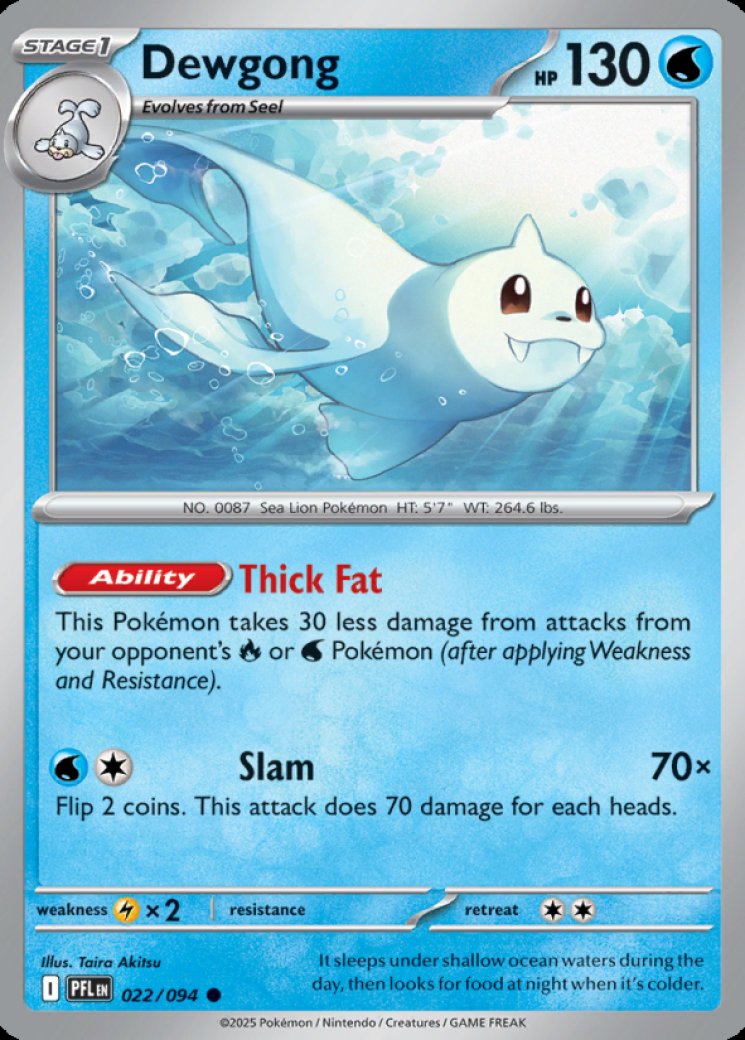 Dewgong - 022/094 22/94 Price 2026 | Phantasmal Flames